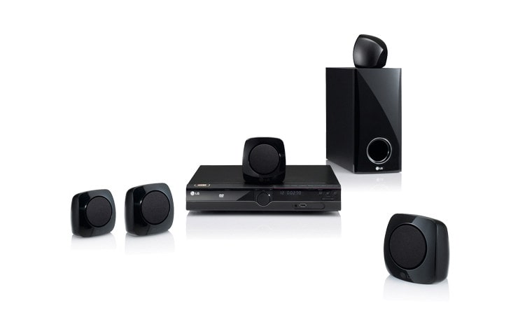 Front view of LG DH3120S DVD Home Cinema system Non HDMI (5.1 Channel) DH3120S
