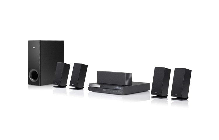 Front view of LG DH6220S DVD Home Cinema System (5.1 Channel 4 Satelliate) DH6220S