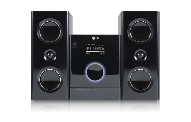 Front view of LG 160W iDock Micro Audio System FA163DAB