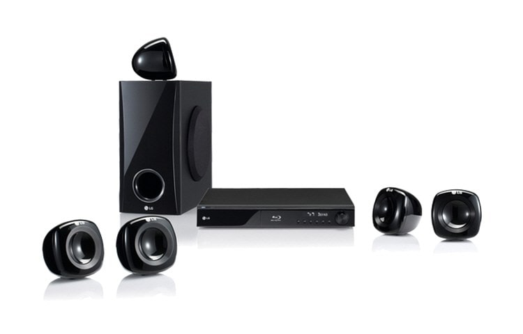 Front view of 5.1 Blu-ray home cinema system HB405SU
