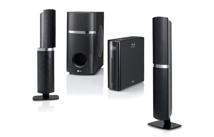 Front view of LG 2.1 Blu-ray &amp; DVD Home Cinema System HB45E