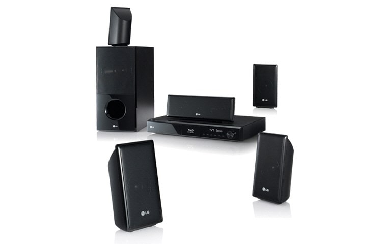 Front view of 5.1 Blu-ray home cinema system HB905SA