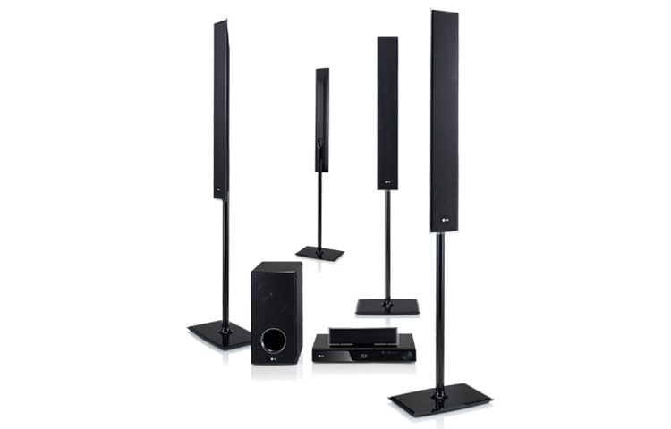 Front view of 5.1 Blu-ray home cinema system HB965TZ