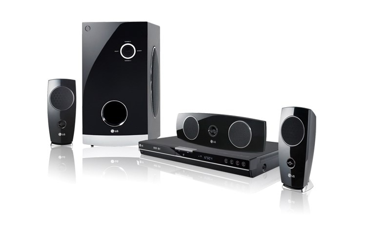 Front view of LG 3.1 Home Cinema System HRT403DA