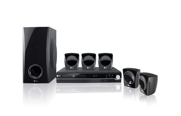 Front view of LG 5.1 DVD Home Cinema System HT303SU