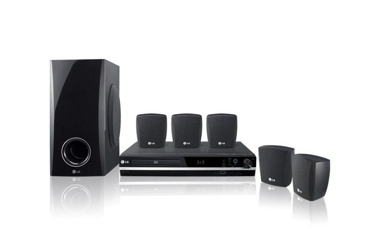 Front view of LG 5.1 DVD home cinema system HT353SD