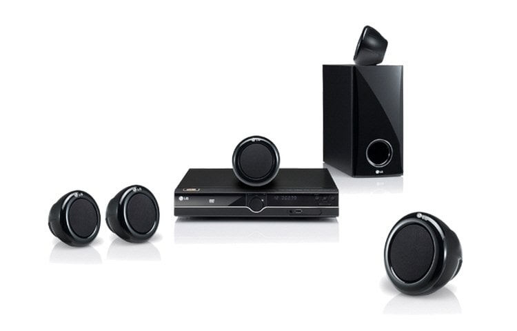 Front view of HT356SD 5.1 DVD Home Cinema system HT356SD