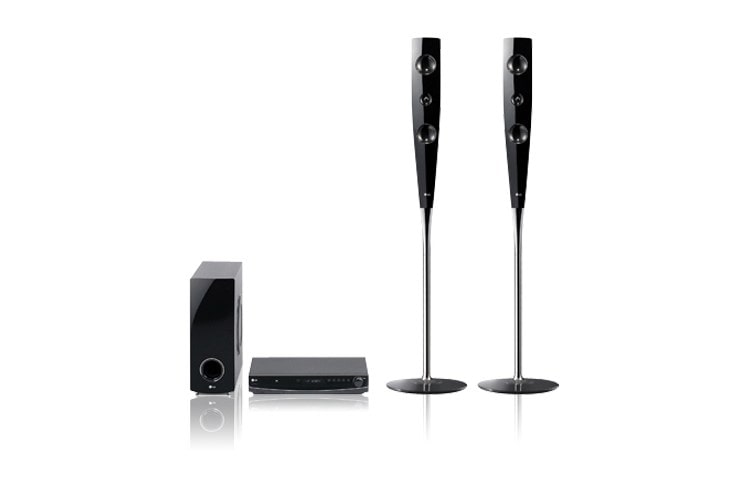 Front view of LG 2.1 DVD home cinema system HT462DZ