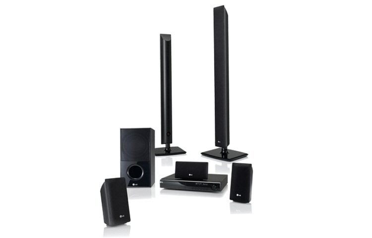 Front view of 5.1 DVD Home Cinema System HT805PH