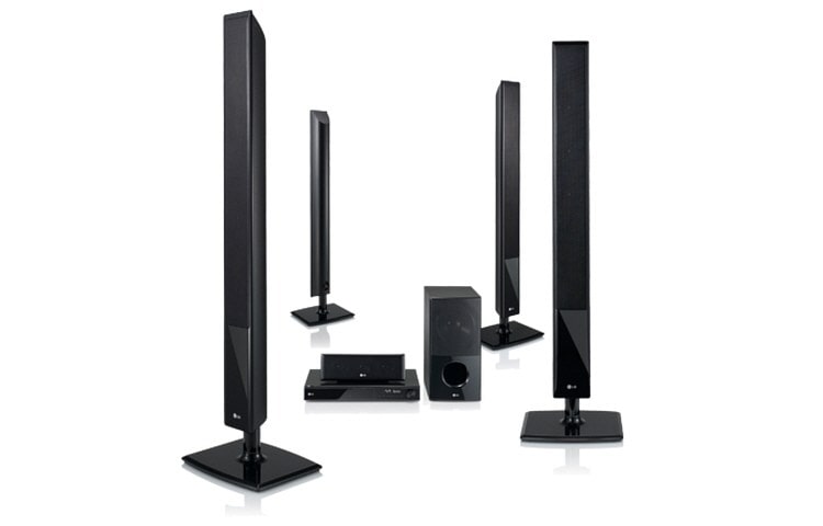 Front view of 5.1 DVD home cinema system HT905TA