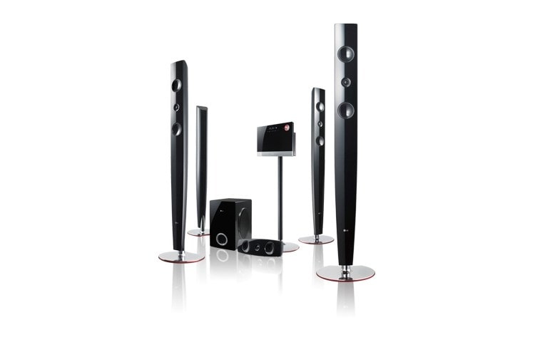 Front view of LG 5.1 DVD Home Cinema System HT953TV