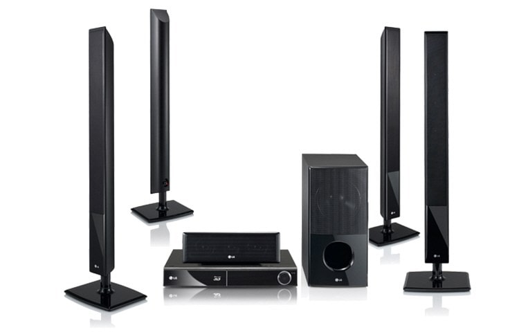Front view of LG 5.1 3D Network Blu-ray Disc HX806TG