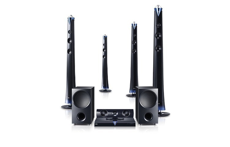 Front view of 3D-Capable Blu-ray Disc™ Home Cinema System with Smart TV and Wireless Speakers HX996TS