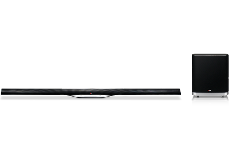 Front view of THE ELEGANT 2.1CH 200 WATTS NB5530A WIRELESS SOUNDBAR NB5530A
