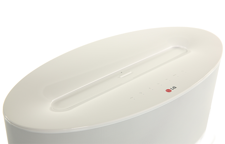 LG ND8630 Docking Station with 80 watts offering dual docking and wireless audio streaming with Airplay and Bluetooth™, ND8630