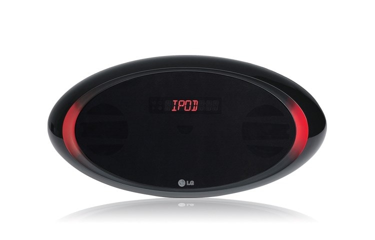 Front view of LG DAB iDock with CD player PC12DAB