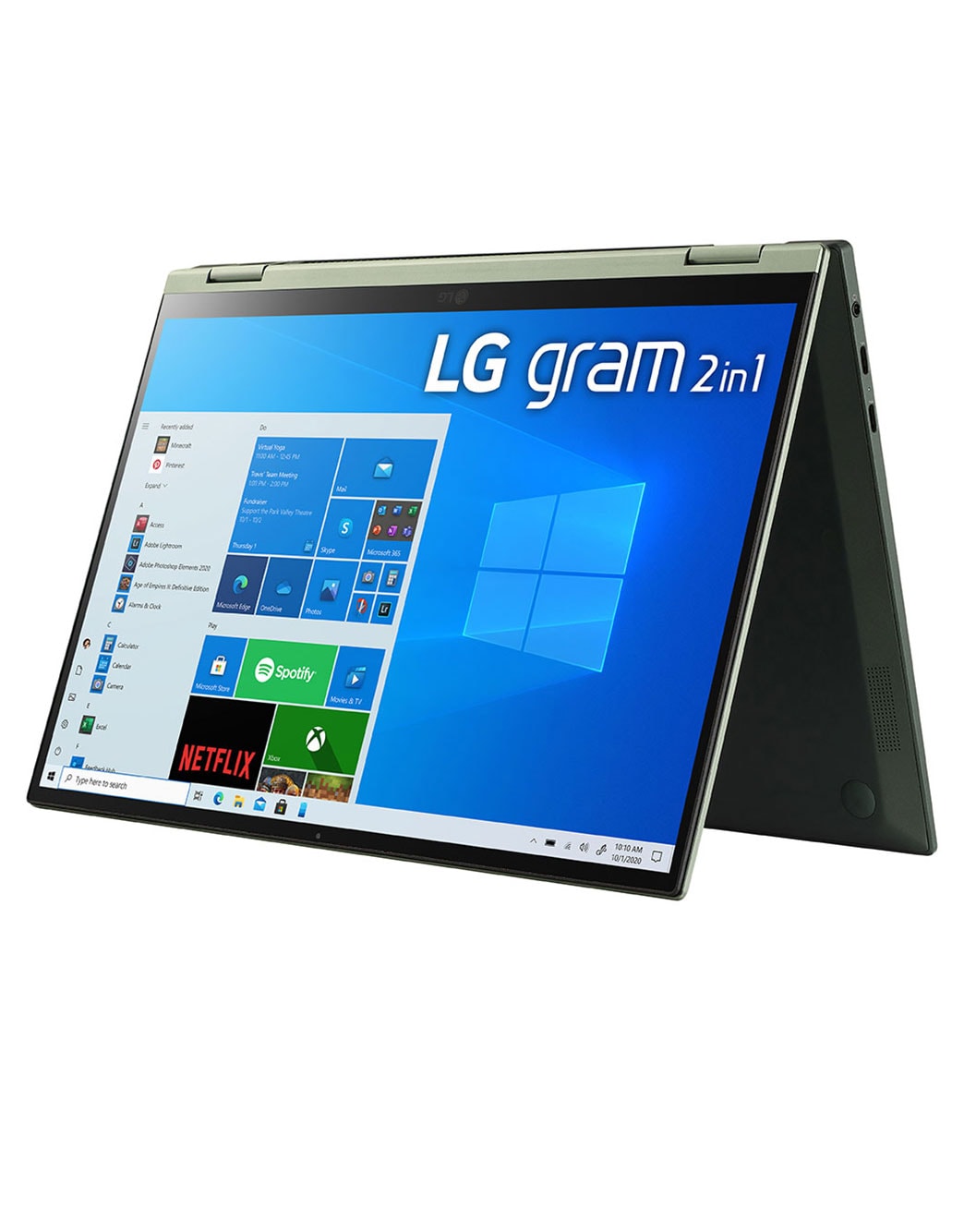 LG gram 2-in-1 Ultra-Lightweight with 14” 16:10 IPS Display and