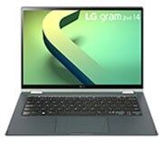 LG gram 2-in-1 14" laptop | ultra-lightweight with 16:10 IPS anti glare display and Intel® Evo 12th Gen. Processor, 14T90Q-K.AA77A1