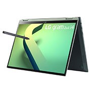 LG gram 2-in-1 14" laptop | ultra-lightweight with 16:10 IPS anti glare display and Intel® Evo 12th Gen. Processor, 14T90Q-K.AA77A1