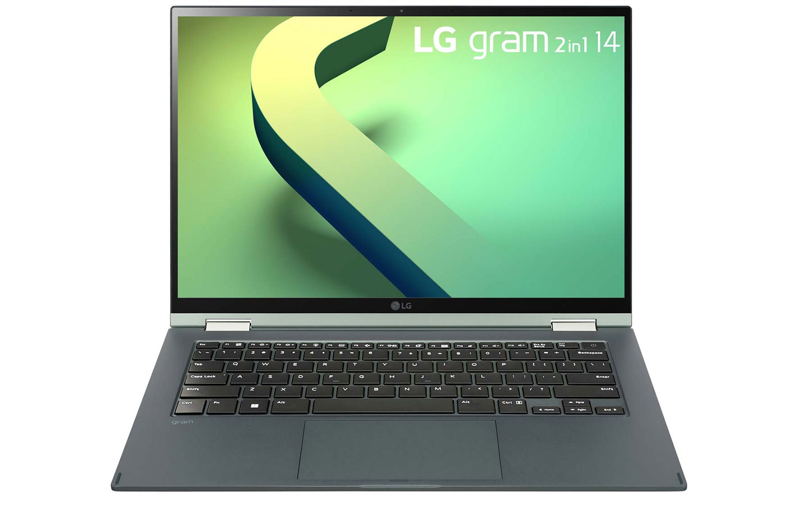 LG gram 2-in-1 14" laptop | ultra-lightweight with 16:10 IPS anti glare display and Intel® Evo 12th Gen. Processor, 14T90Q-K.AA77A1