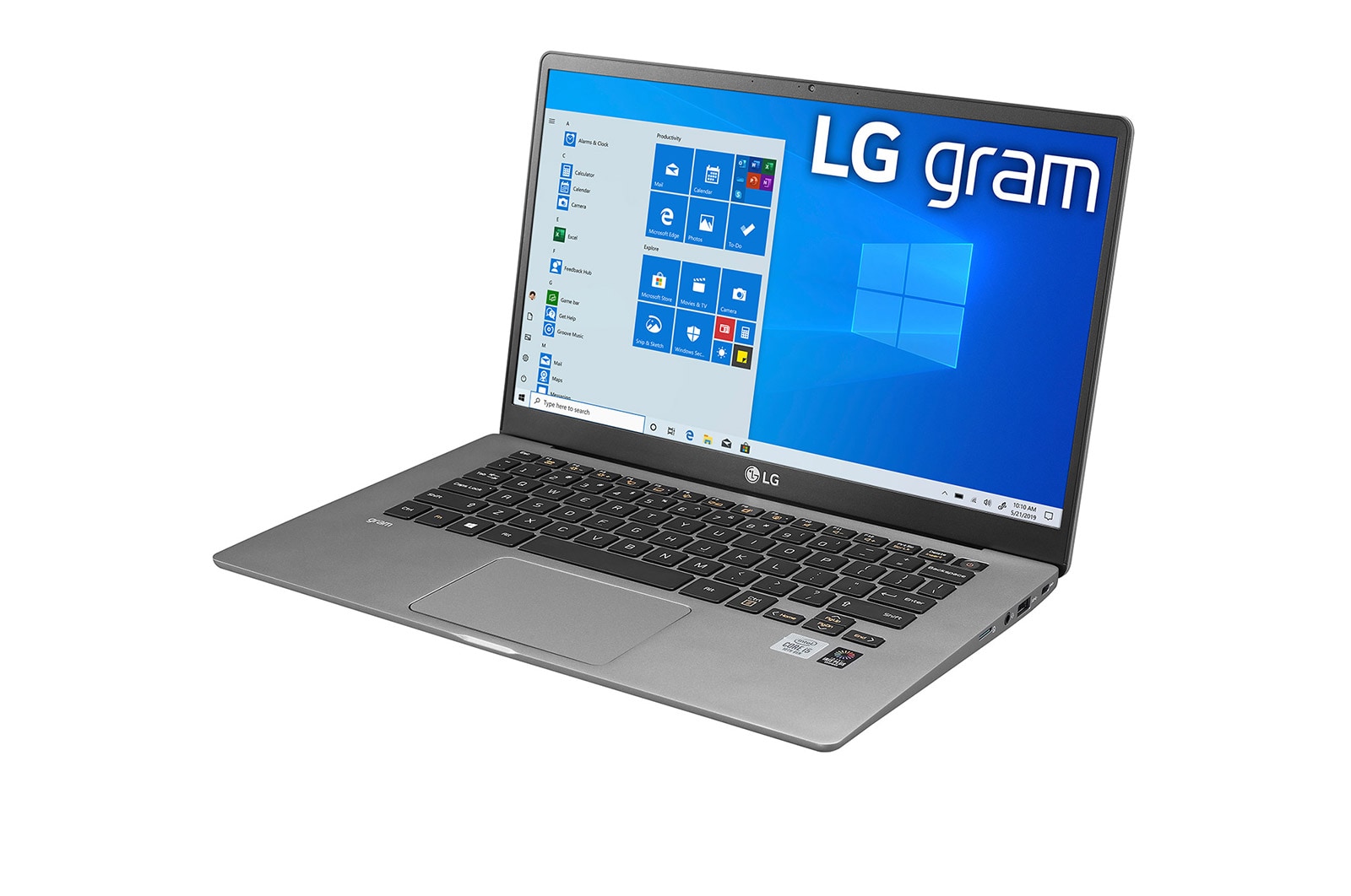 LG gram 14" Ultra-Lightweight 10th Gen Intel® Core™ i5-1035G7 processor, 14Z90N-V.AR55A1