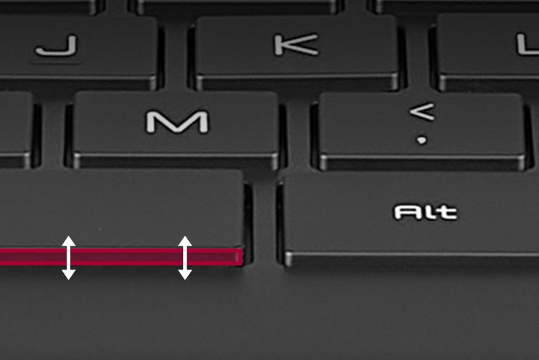 Enhanced Key Pitch Stroke from 1.5mm to 1.6mm