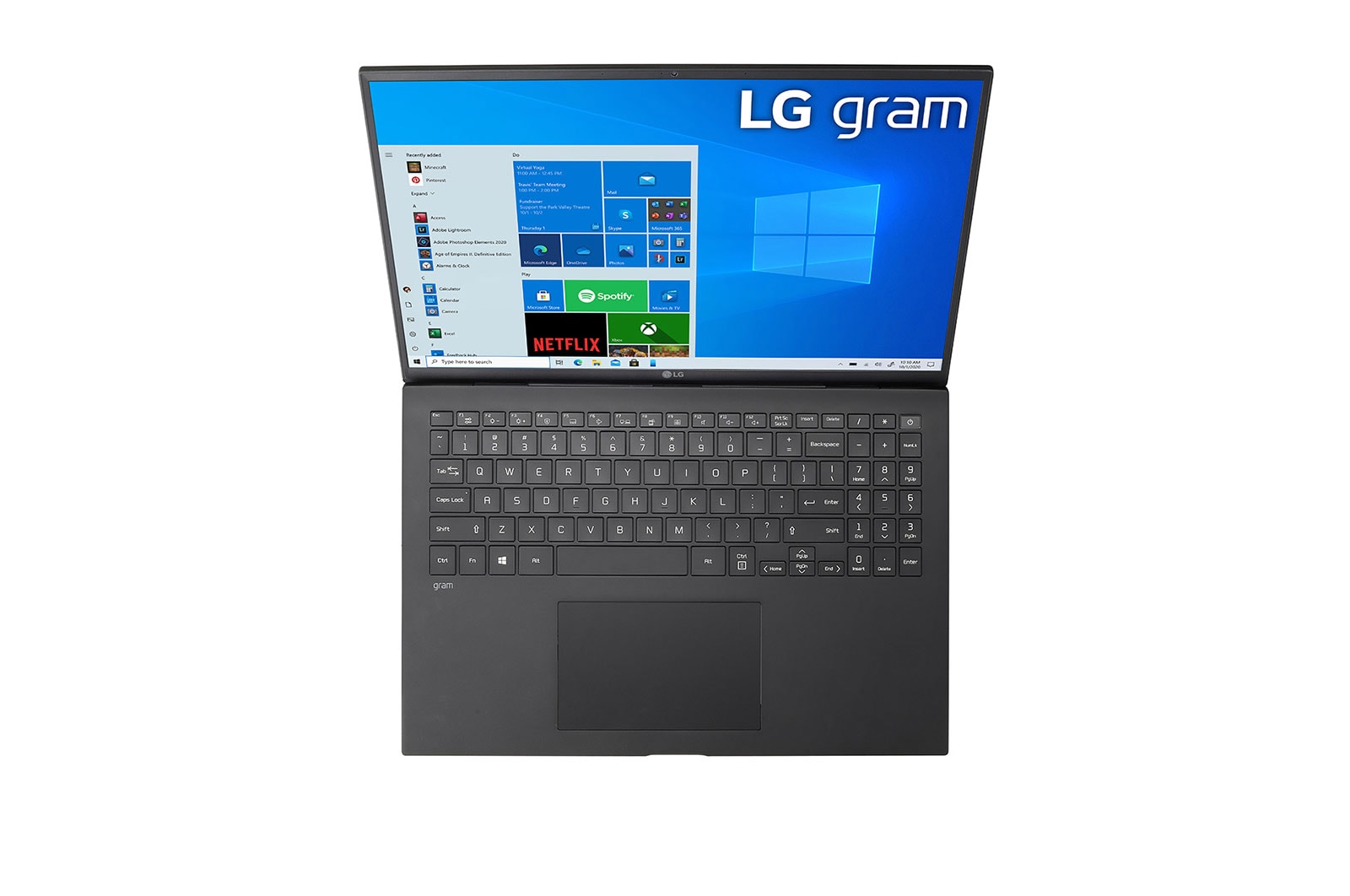 LG gram Ultra-Lightweight with 16” 16:10 IPS Display and 11th Gen Intel® Core™ i7 Evo™ platform and Iris® Xe Graphics, 16Z90P-K.AA72A1