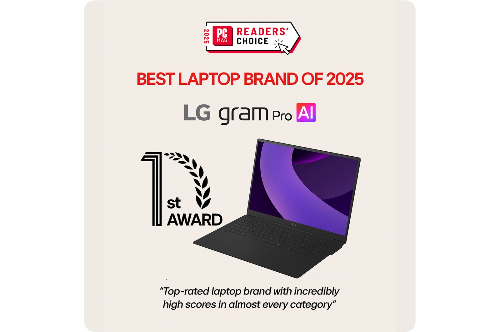 Front view with keyboard