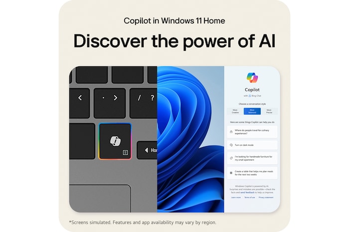 Rear view with the lid closed