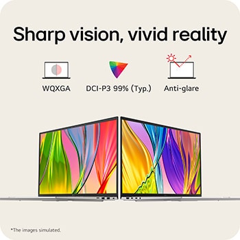 Sharp vision, vivid display