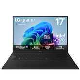 17" LG gram AI, Copilot+ PC, Windows 11 Home, Intel® Core™ Ultra Processor, Obsidian Black