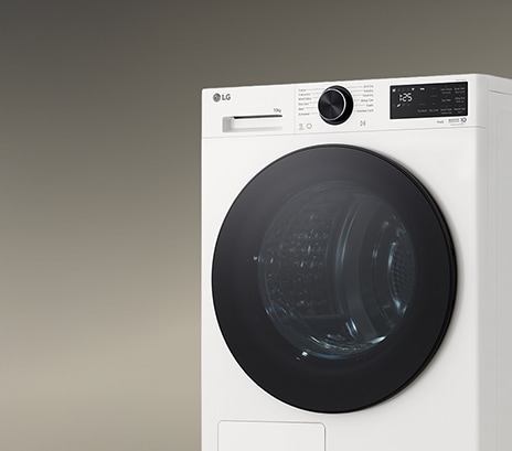 Image of the LG Dryer’s partial side view positioned on the right side