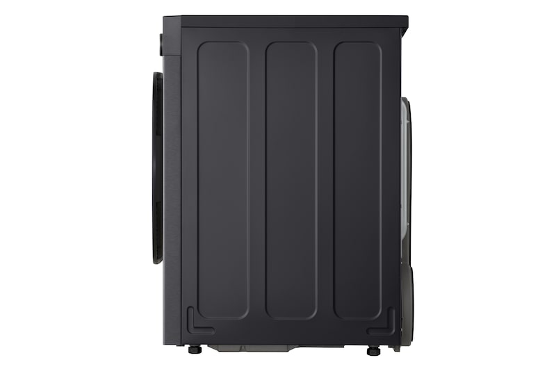 LG rhx5009tbb front view showing control panel and circular door design