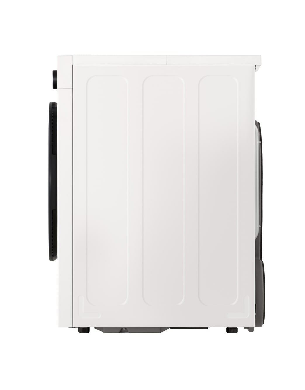 LG rhx5010twb front view showing control panel and circular door design