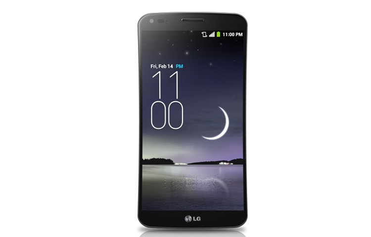 Front view of LG G-Flex Now It&#39;s All Possible D955