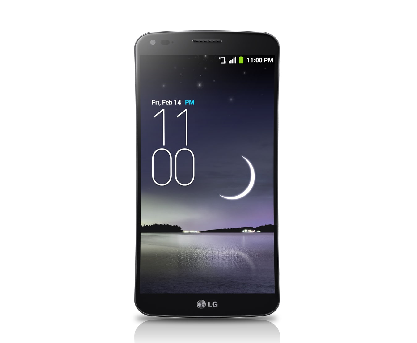 Front view of LG G-Flex Now It&#39;s All Possible D955