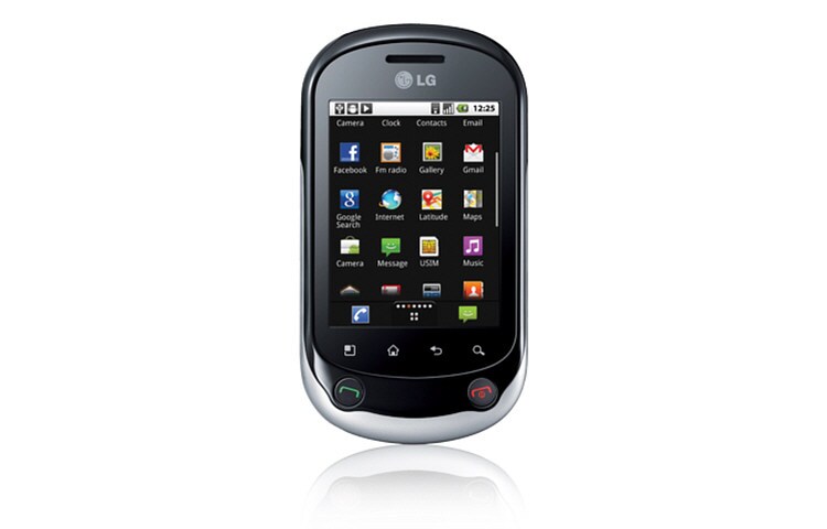 Front view of LG Optimus Chat C550 C550
