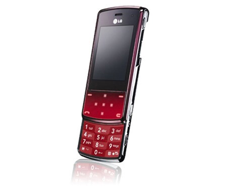LG Mobile Phone with Slider Design, Interactive Touch Lighting, Tempered Glass, and 3 MP Camera with Auto-Focus, KF510