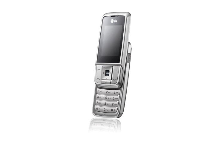 Front view of Mobile Phone with 1.3 MP Camera, Tri-band, FM Radio, Polyphonic Ringtones KG290