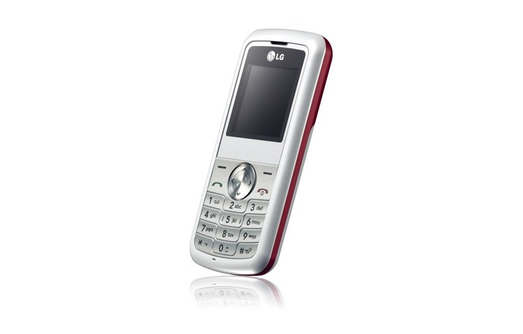 Front view of Mobile Phone with Slim Bar Design and 6.5 Hours of Talk Time KP100
