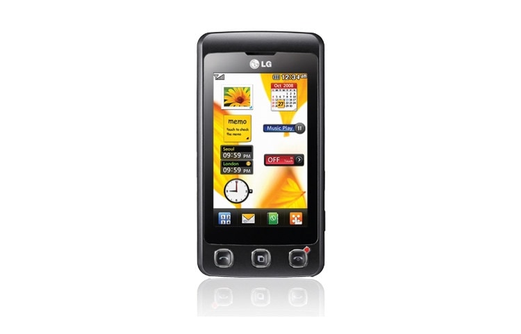 LG Mobile Phone with 3” Full Touch Screen, Stylus Pen, Handwriting Recognition, and M-Toy Games, KP500