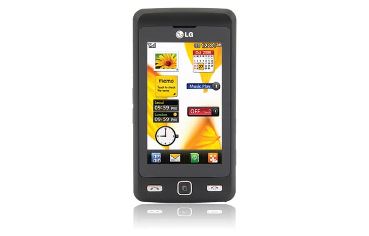 LG Mobile Phone with 3” Full Touch Screen, Stylus Pen, Handwriting Recognition, and M-Toy Games, KP501