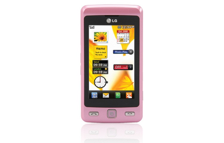 LG Mobile Phone with 3” Full Touch Screen, Stylus Pen, Handwriting Recognition, and M-Toy Games, KP501