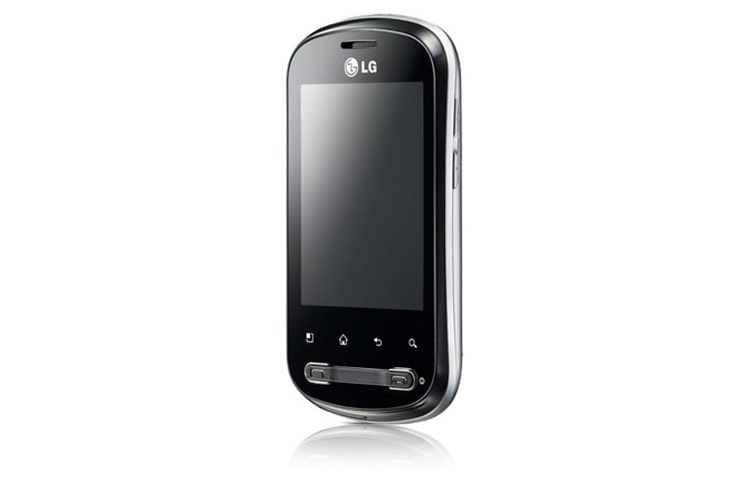 Front view of LG Optimus Me P350 P350