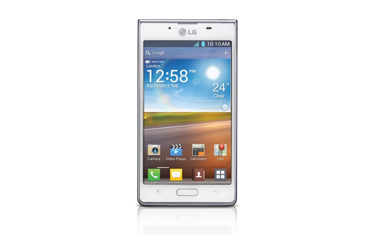 Front view of LG Optimus L7 P700