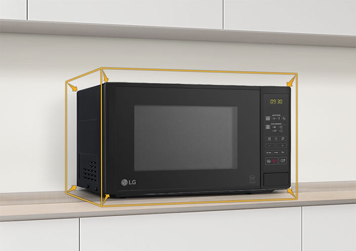 A graphic consisting of lines to describe the reduced size of the product's appearance is represented around the product.