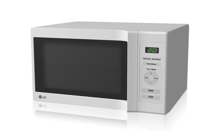 LG Modern Square Microwave/Grill with Recessed Turntable (18L with 245mm/ 9.7 inches), MH5847CS