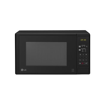 Front view of 20L 700W Microwave oven with Grill and Touch Control Panel, Black - MH6042D