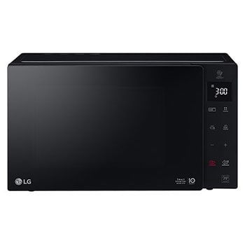 Front view of NeoChef™ 25L 1000W Microwave Oven with Grill and Touch Control Panel, Black - MH6535GIS