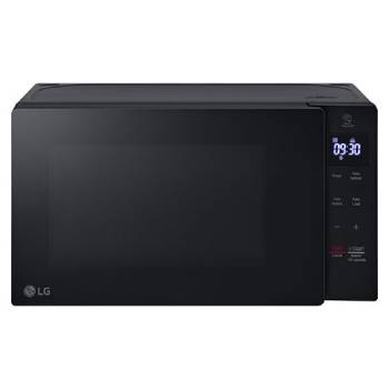 Front view of 20L 700W NeoChef™ Slim Microwave Oven with Touch Control Panel, Black MS2032GAS
